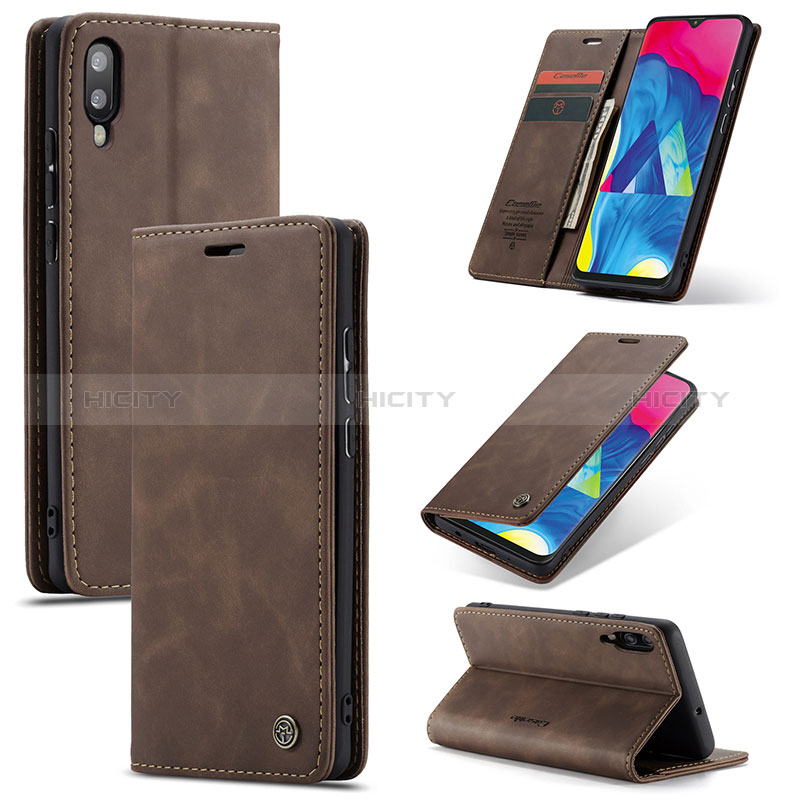 Handytasche Stand Schutzhülle Flip Leder Hülle C01S für Samsung Galaxy M10