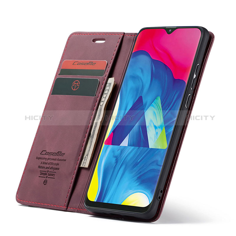 Handytasche Stand Schutzhülle Flip Leder Hülle C01S für Samsung Galaxy M10