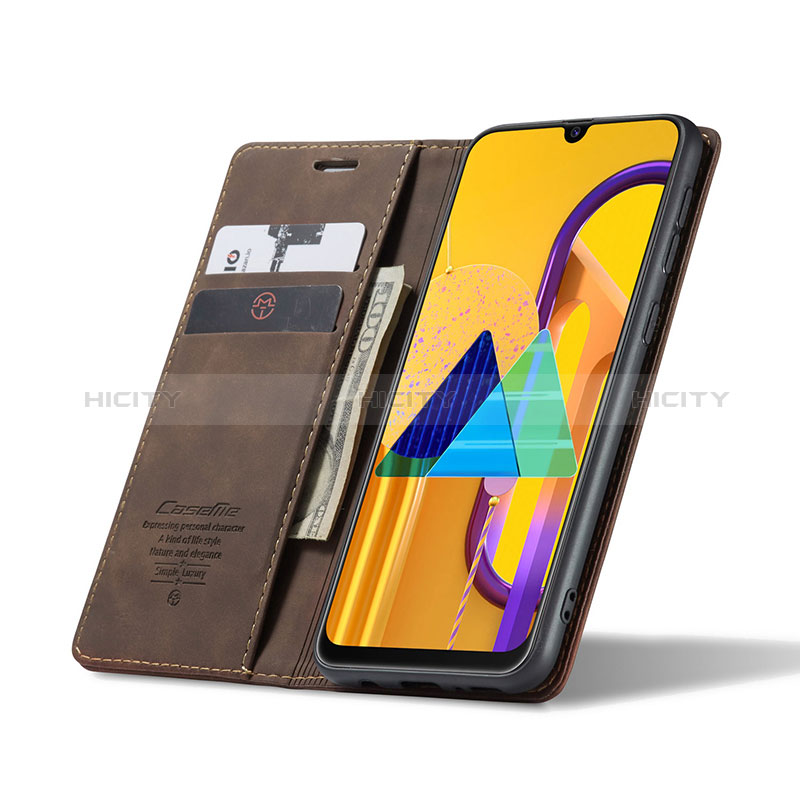 Handytasche Stand Schutzhülle Flip Leder Hülle C01S für Samsung Galaxy M21