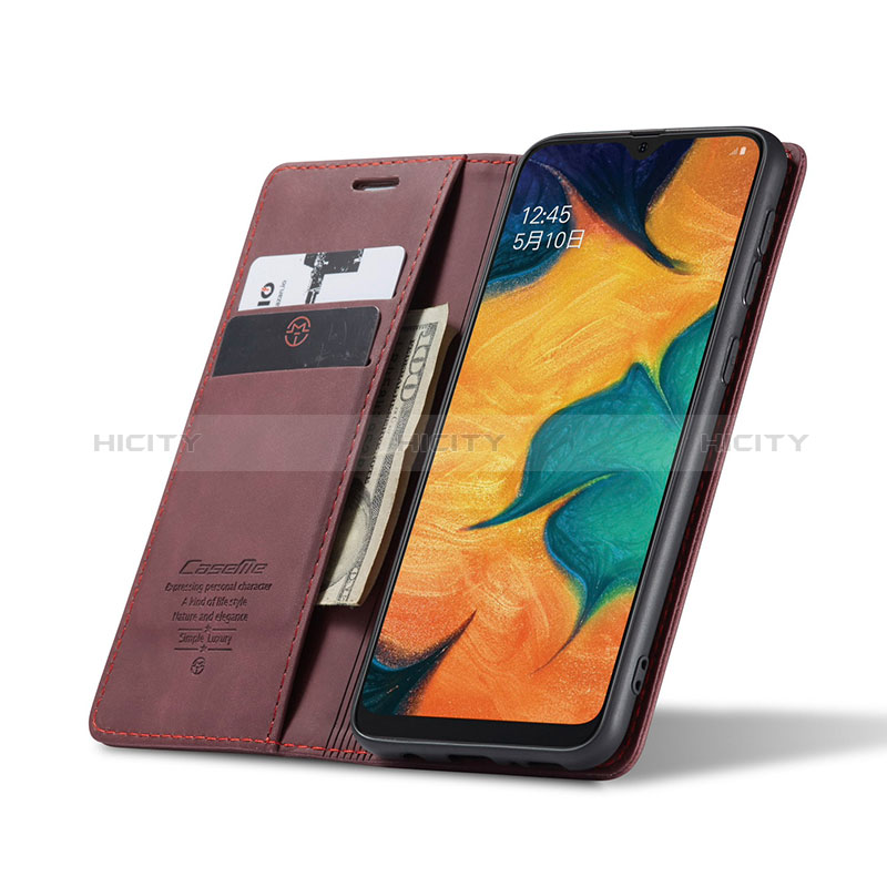 Handytasche Stand Schutzhülle Flip Leder Hülle C01S für Samsung Galaxy M30