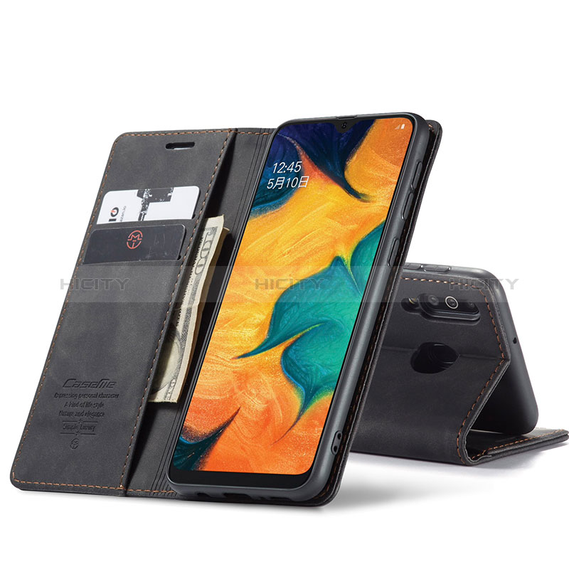 Handytasche Stand Schutzhülle Flip Leder Hülle C01S für Samsung Galaxy M30