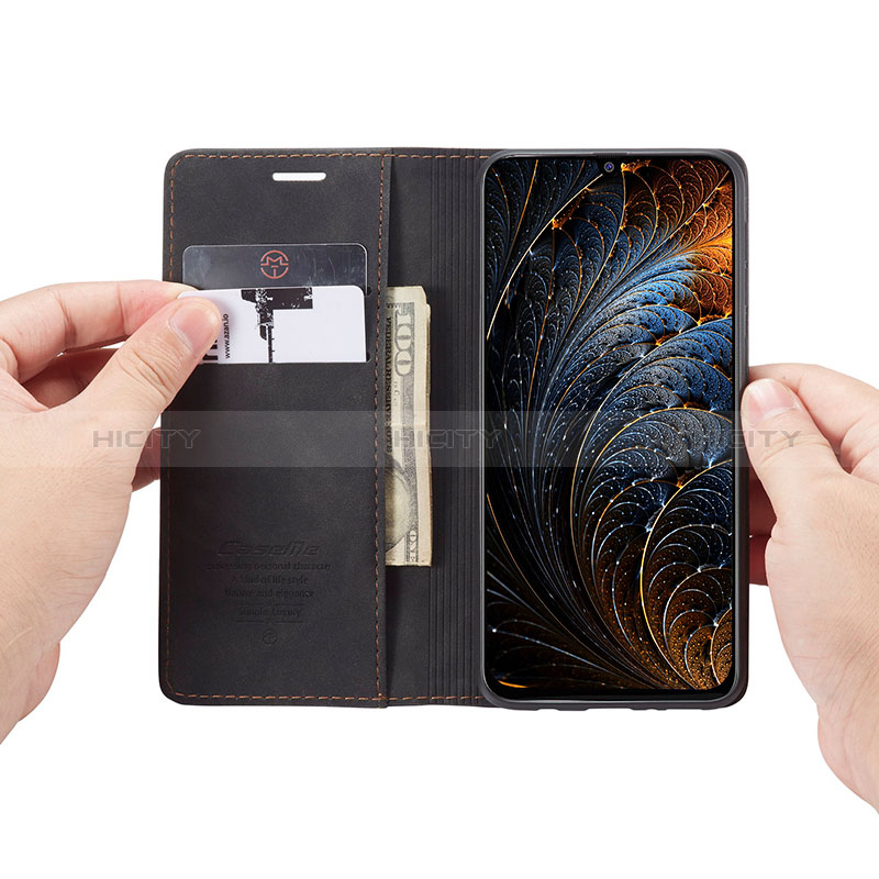 Handytasche Stand Schutzhülle Flip Leder Hülle C01S für Samsung Galaxy M31 Prime Edition groß