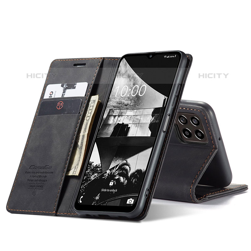 Handytasche Stand Schutzhülle Flip Leder Hülle C01S für Samsung Galaxy M33 5G groß