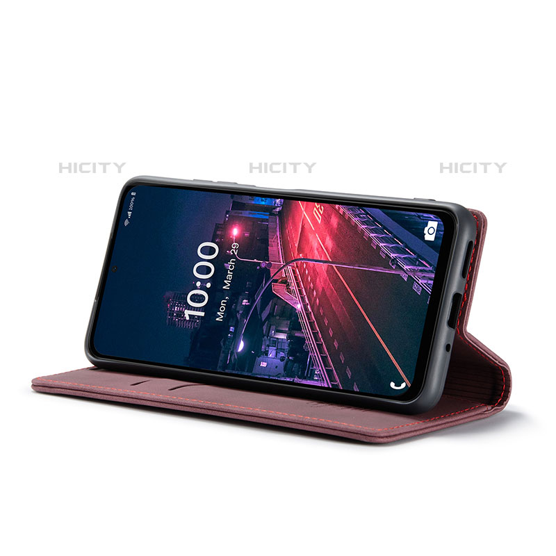 Handytasche Stand Schutzhülle Flip Leder Hülle C01S für Samsung Galaxy M53 5G groß