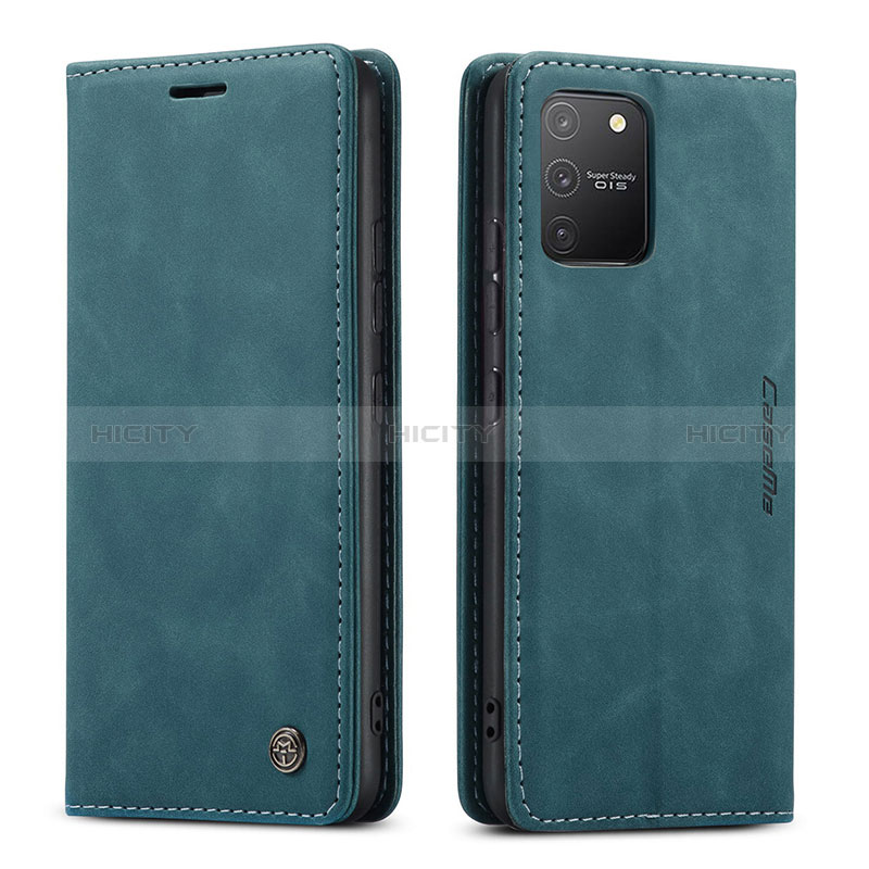 Handytasche Stand Schutzhülle Flip Leder Hülle C01S für Samsung Galaxy M80S Blau