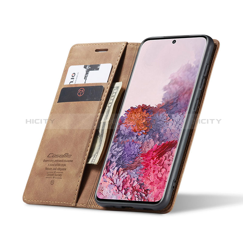 Handytasche Stand Schutzhülle Flip Leder Hülle C01S für Samsung Galaxy S20 Plus groß