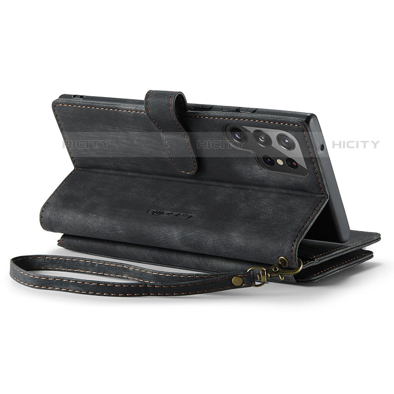 Handytasche Stand Schutzhülle Flip Leder Hülle C01S für Samsung Galaxy S21 Ultra 5G