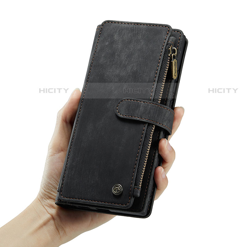 Handytasche Stand Schutzhülle Flip Leder Hülle C01S für Samsung Galaxy S21 Ultra 5G