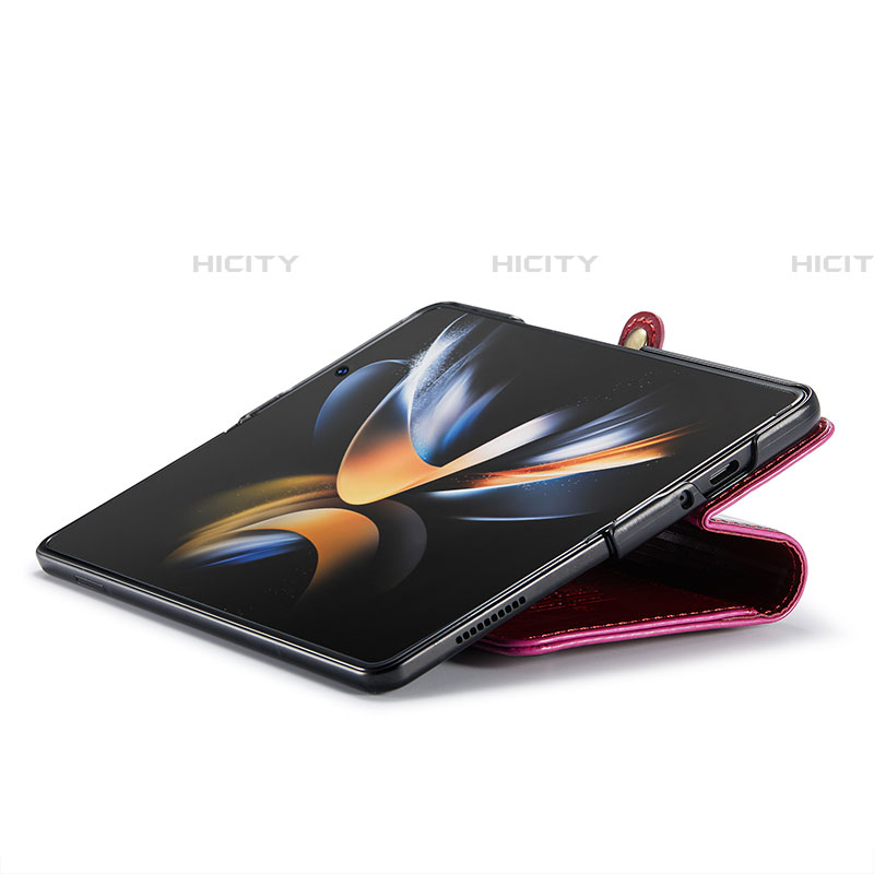 Handytasche Stand Schutzhülle Flip Leder Hülle C01S für Samsung Galaxy Z Fold4 5G groß