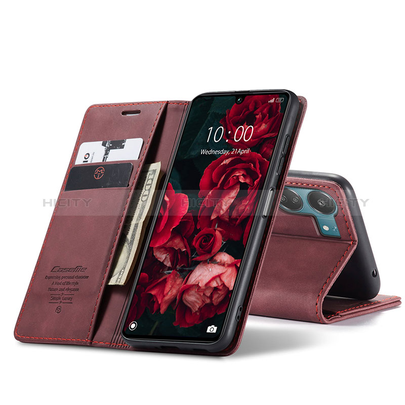 Handytasche Stand Schutzhülle Flip Leder Hülle C01S für Xiaomi Poco C65 groß