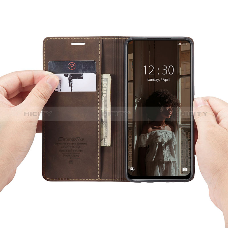 Handytasche Stand Schutzhülle Flip Leder Hülle C01S für Xiaomi POCO M3 Pro 5G groß