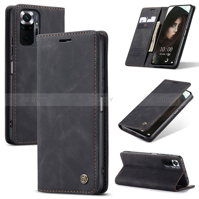 Handytasche Stand Schutzhülle Flip Leder Hülle C01S für Xiaomi Redmi Note 10 Pro Max groß