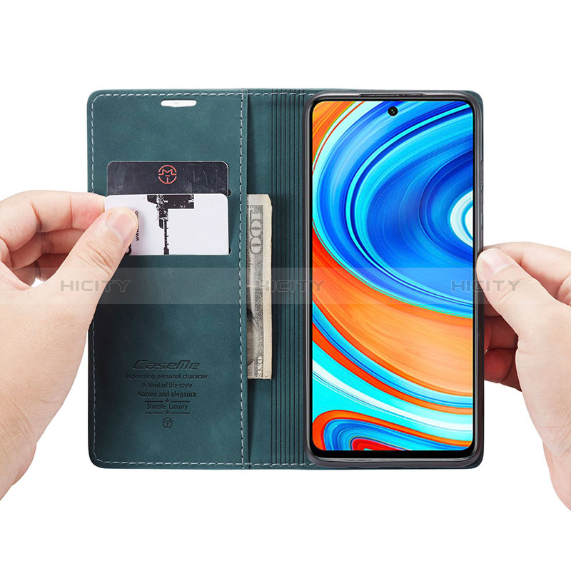 Handytasche Stand Schutzhülle Flip Leder Hülle C01S für Xiaomi Redmi Note 9 Pro Max