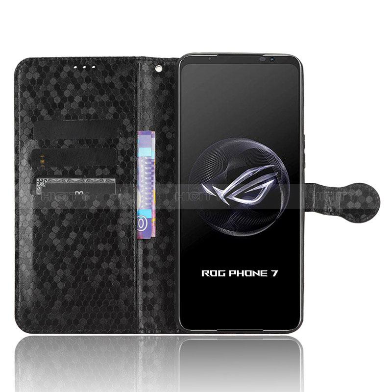 Handytasche Stand Schutzhülle Flip Leder Hülle C01X für Asus ROG Phone 7 Pro groß