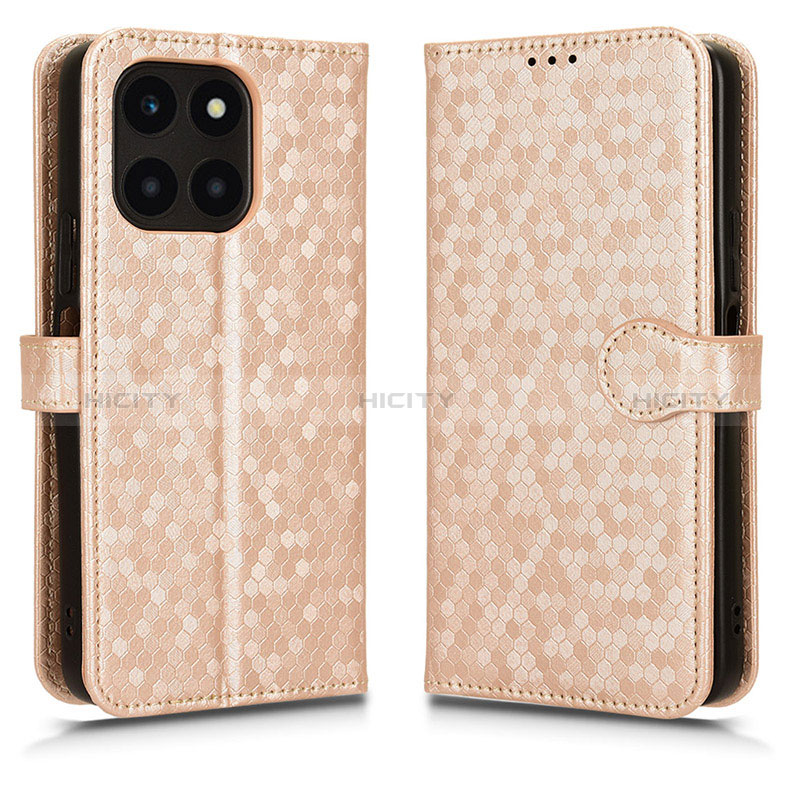 Handytasche Stand Schutzhülle Flip Leder Hülle C01X für Huawei Honor X8b Gold Plus