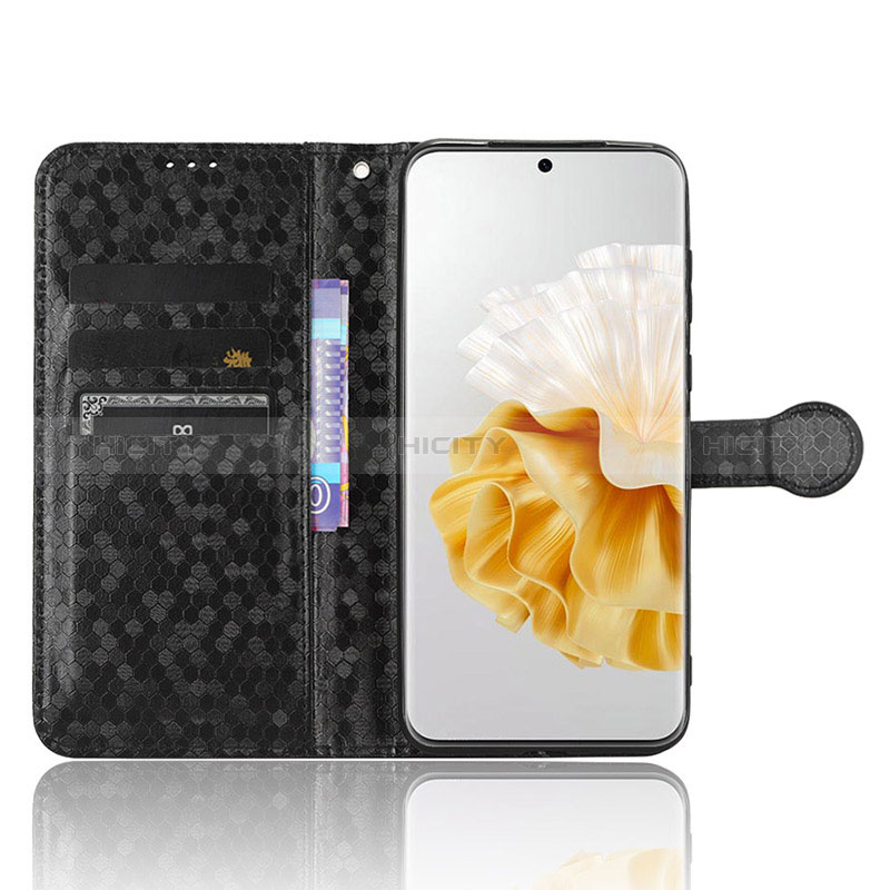 Handytasche Stand Schutzhülle Flip Leder Hülle C01X für Huawei P60 Pro groß