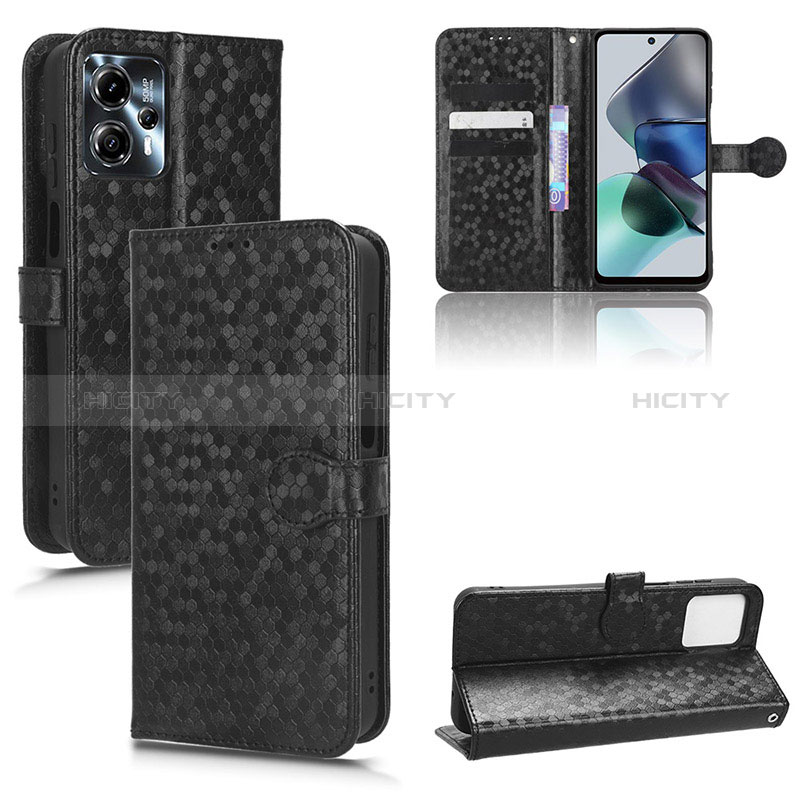 Handytasche Stand Schutzhülle Flip Leder Hülle C01X für Motorola Moto G23 groß