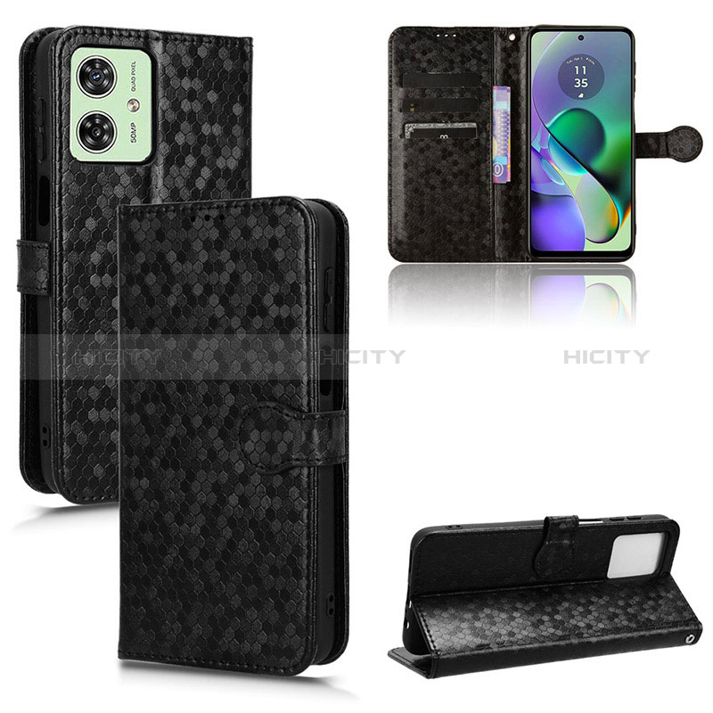 Handytasche Stand Schutzhülle Flip Leder Hülle C01X für Motorola Moto G54 5G