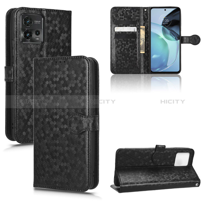 Handytasche Stand Schutzhülle Flip Leder Hülle C01X für Motorola Moto G72