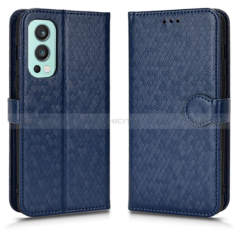 Handytasche Stand Schutzhülle Flip Leder Hülle C01X für OnePlus Nord 2 5G Blau