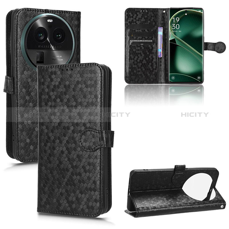 Handytasche Stand Schutzhülle Flip Leder Hülle C01X für Oppo Find X6 5G