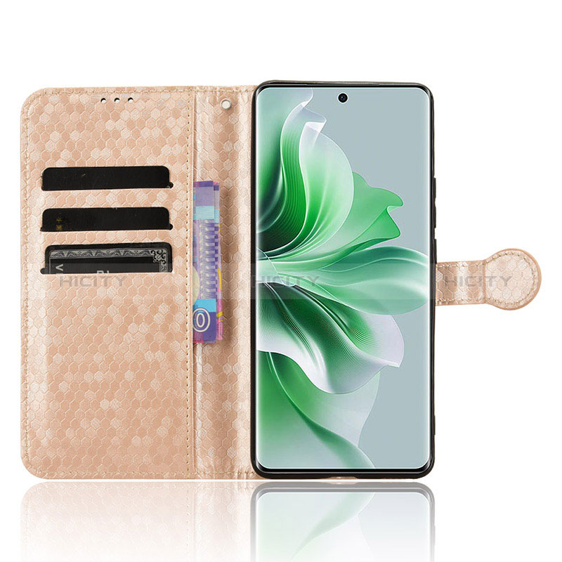 Handytasche Stand Schutzhülle Flip Leder Hülle C01X für Oppo Reno11 5G groß