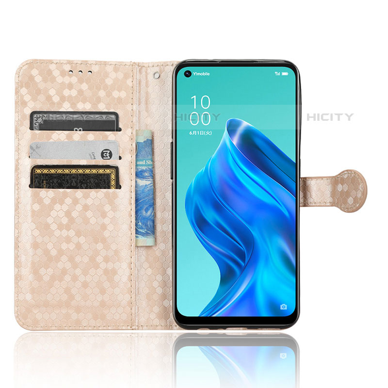 Handytasche Stand Schutzhülle Flip Leder Hülle C01X für Oppo Reno5 A groß