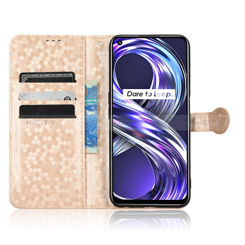 Handytasche Stand Schutzhülle Flip Leder Hülle C01X für Realme 8i