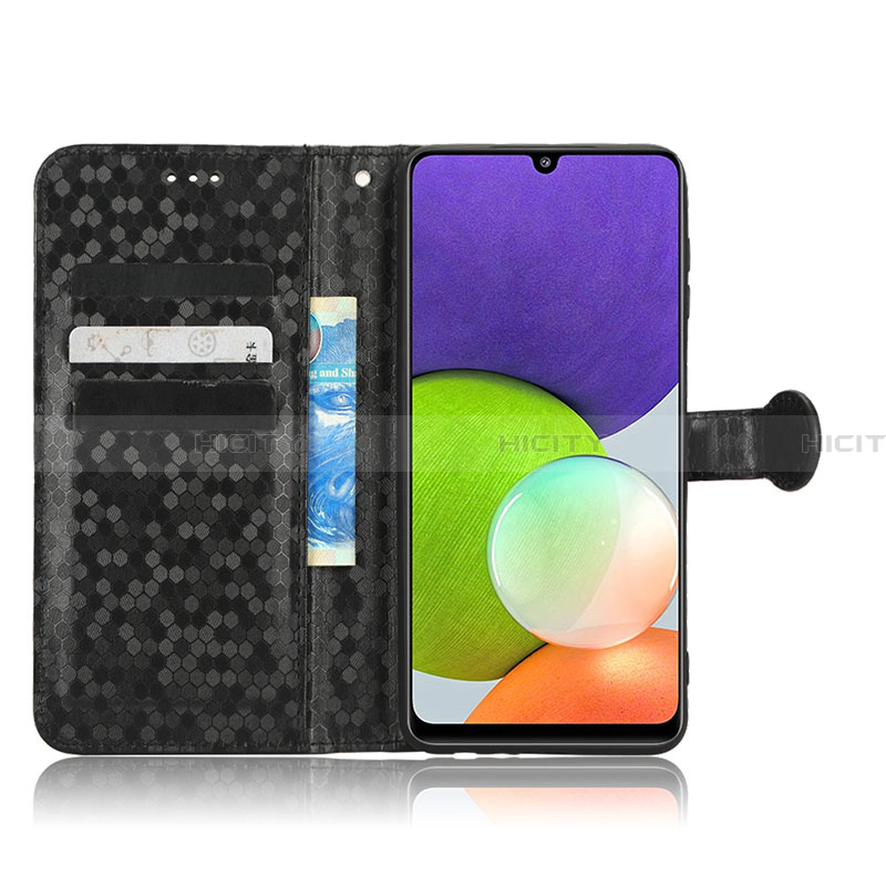 Handytasche Stand Schutzhülle Flip Leder Hülle C01X für Samsung Galaxy A22 4G groß