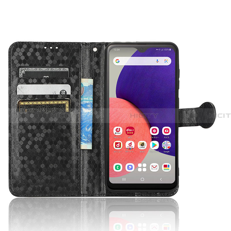 Handytasche Stand Schutzhülle Flip Leder Hülle C01X für Samsung Galaxy A22 5G SC-56B