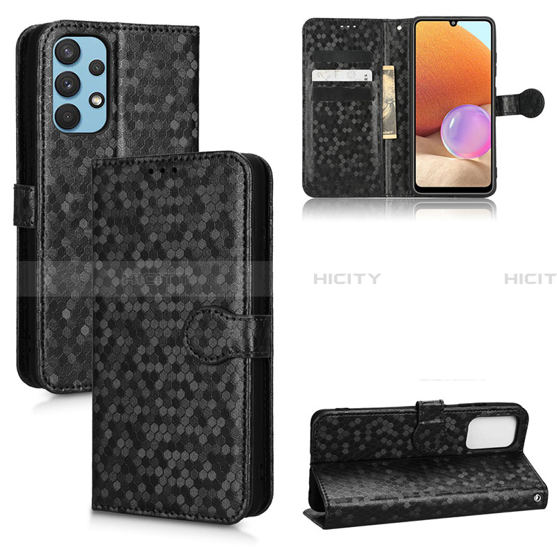 Handytasche Stand Schutzhülle Flip Leder Hülle C01X für Samsung Galaxy A32 4G groß