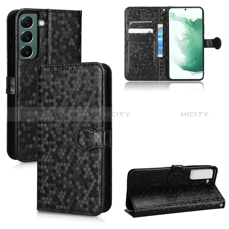 Handytasche Stand Schutzhülle Flip Leder Hülle C01X für Samsung Galaxy S22 5G