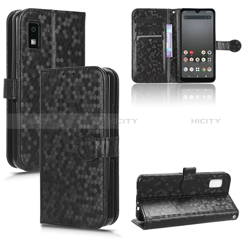 Handytasche Stand Schutzhülle Flip Leder Hülle C01X für Sharp Aquos wish3 groß