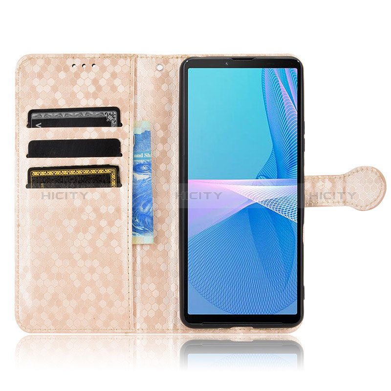 Handytasche Stand Schutzhülle Flip Leder Hülle C01X für Sony Xperia 10 III SO-52B groß