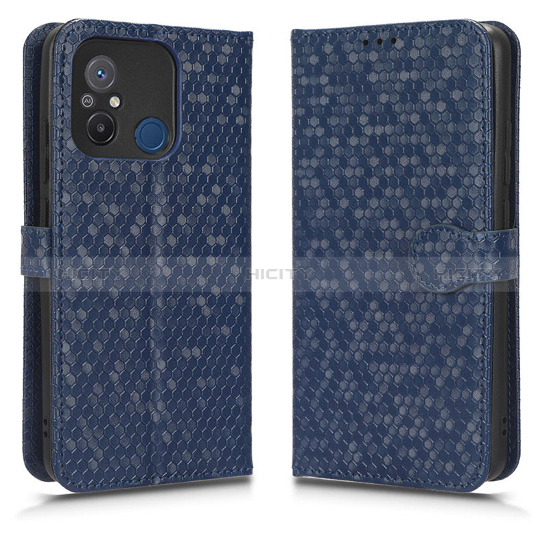 Handytasche Stand Schutzhülle Flip Leder Hülle C01X für Xiaomi Poco C55 Blau