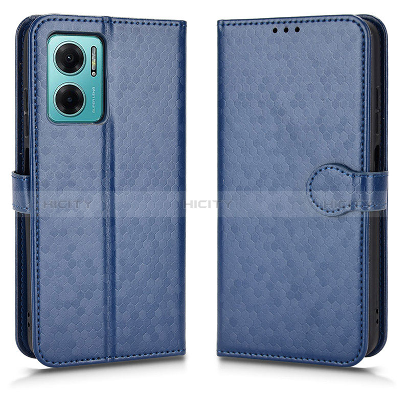 Handytasche Stand Schutzhülle Flip Leder Hülle C01X für Xiaomi Redmi 10 5G Blau