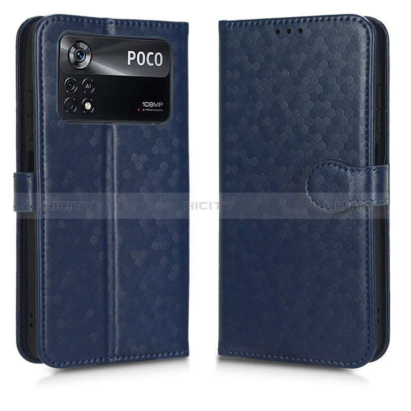 Handytasche Stand Schutzhülle Flip Leder Hülle C01X für Xiaomi Redmi Note 11E Pro 5G Blau