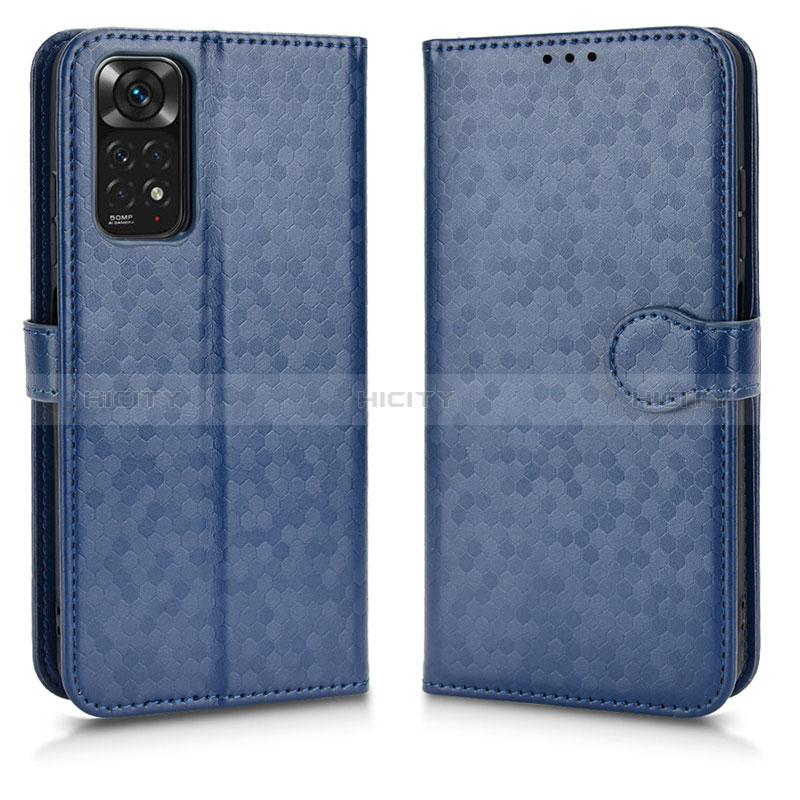 Handytasche Stand Schutzhülle Flip Leder Hülle C01X für Xiaomi Redmi Note 11S 4G Blau