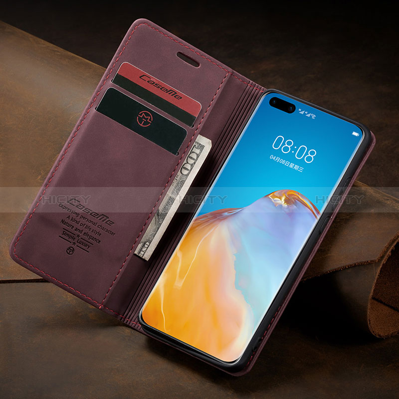 Handytasche Stand Schutzhülle Flip Leder Hülle C02S für Huawei P40 Pro