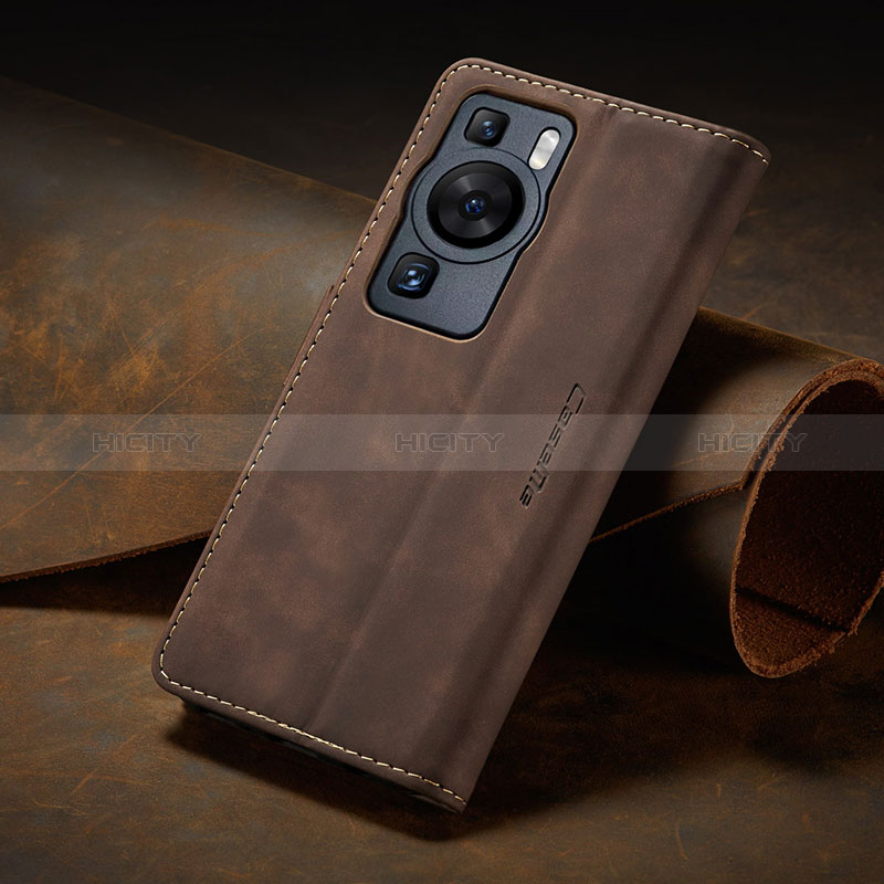 Handytasche Stand Schutzhülle Flip Leder Hülle C02S für Huawei P60 Pro