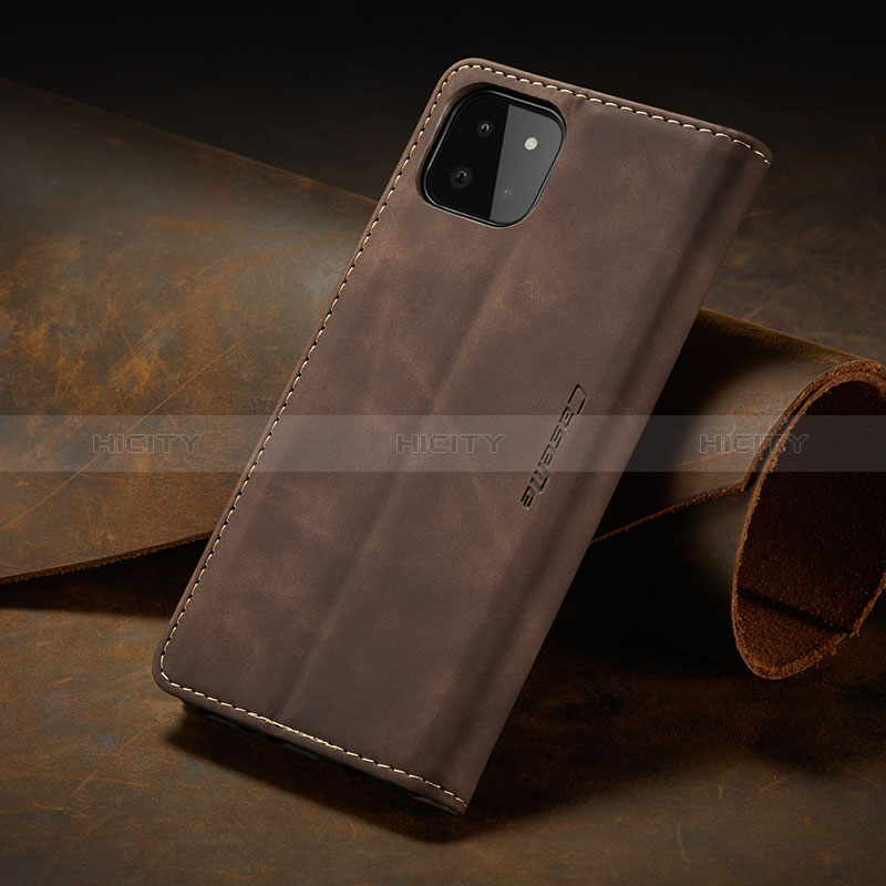 Handytasche Stand Schutzhülle Flip Leder Hülle C02S für Samsung Galaxy A22s 5G groß