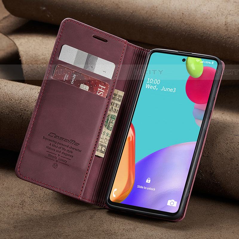 Handytasche Stand Schutzhülle Flip Leder Hülle C02S für Samsung Galaxy A52 4G