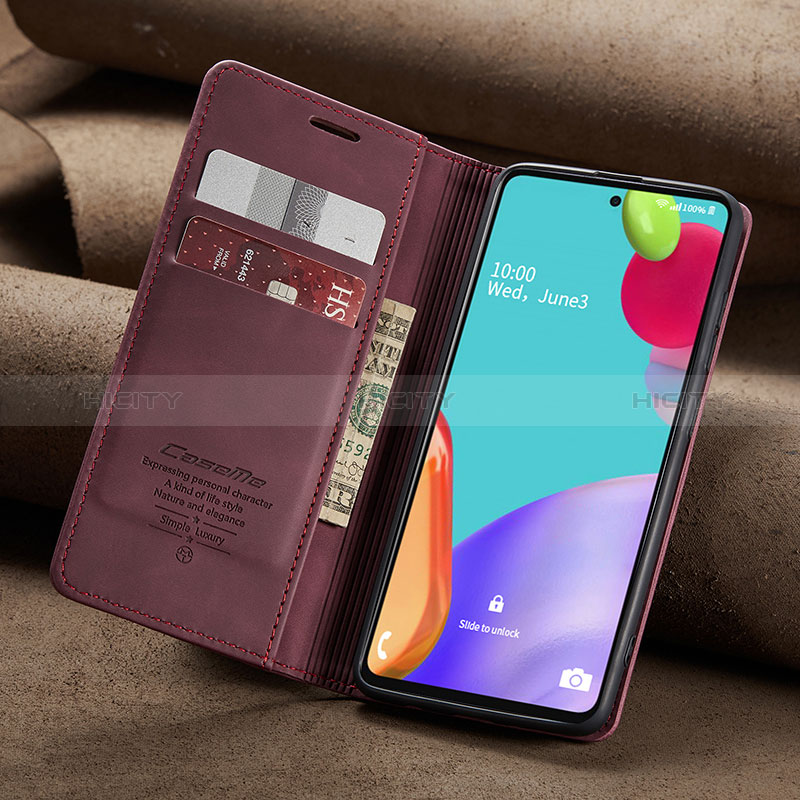 Handytasche Stand Schutzhülle Flip Leder Hülle C02S für Samsung Galaxy A52s 5G