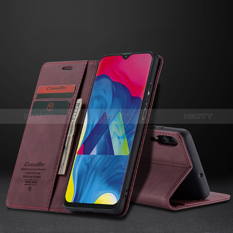 Handytasche Stand Schutzhülle Flip Leder Hülle C02S für Samsung Galaxy M10