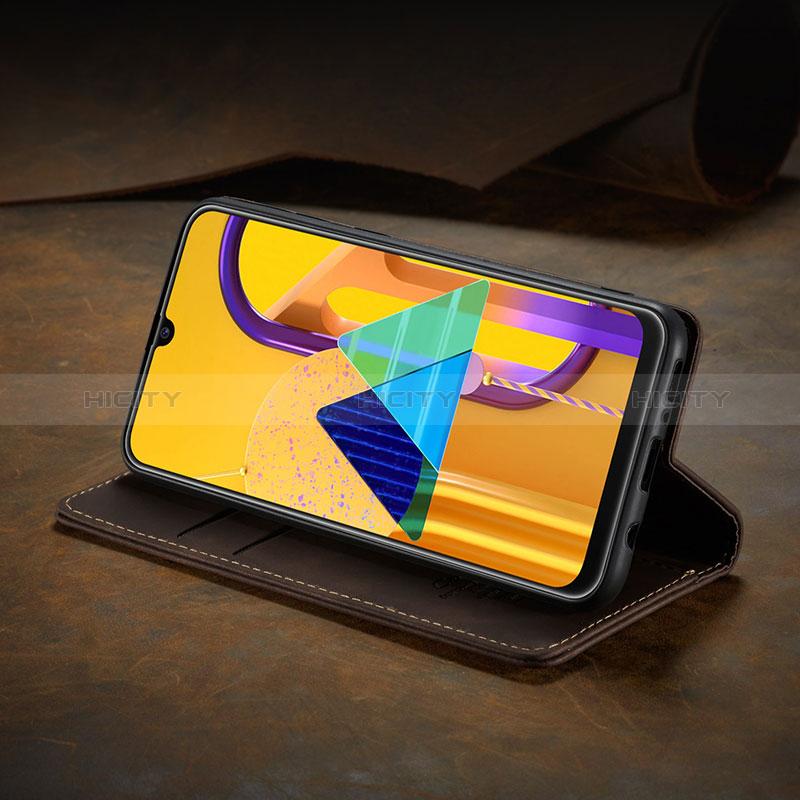 Handytasche Stand Schutzhülle Flip Leder Hülle C02S für Samsung Galaxy M30s