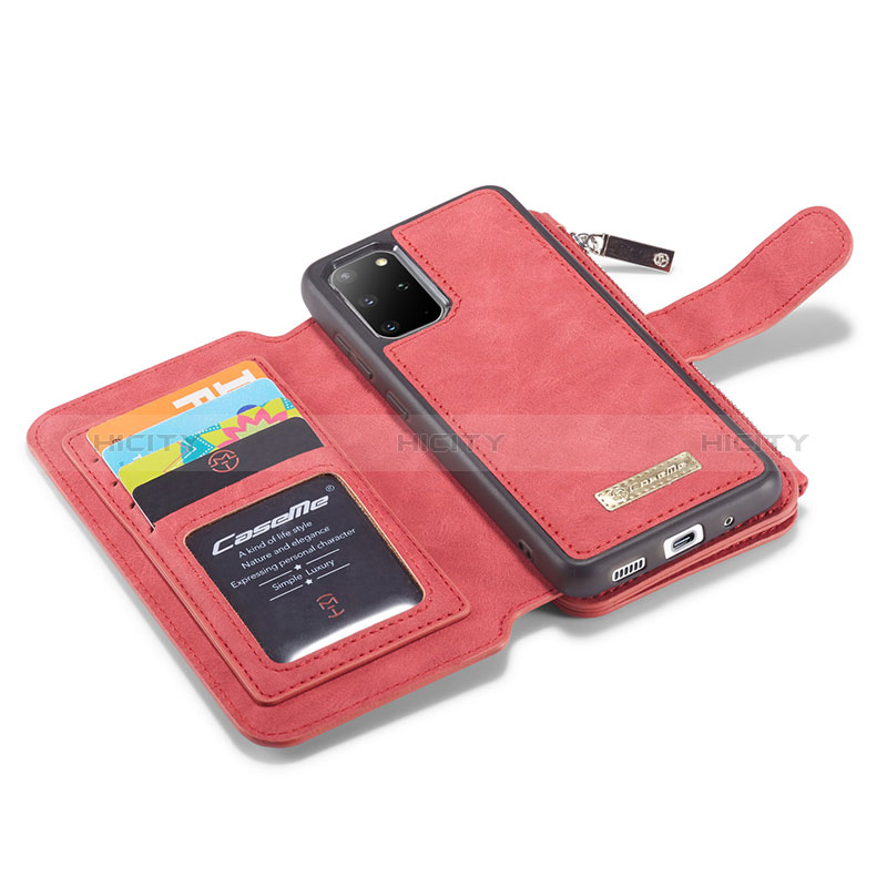 Handytasche Stand Schutzhülle Flip Leder Hülle C02S für Samsung Galaxy S20 Plus groß