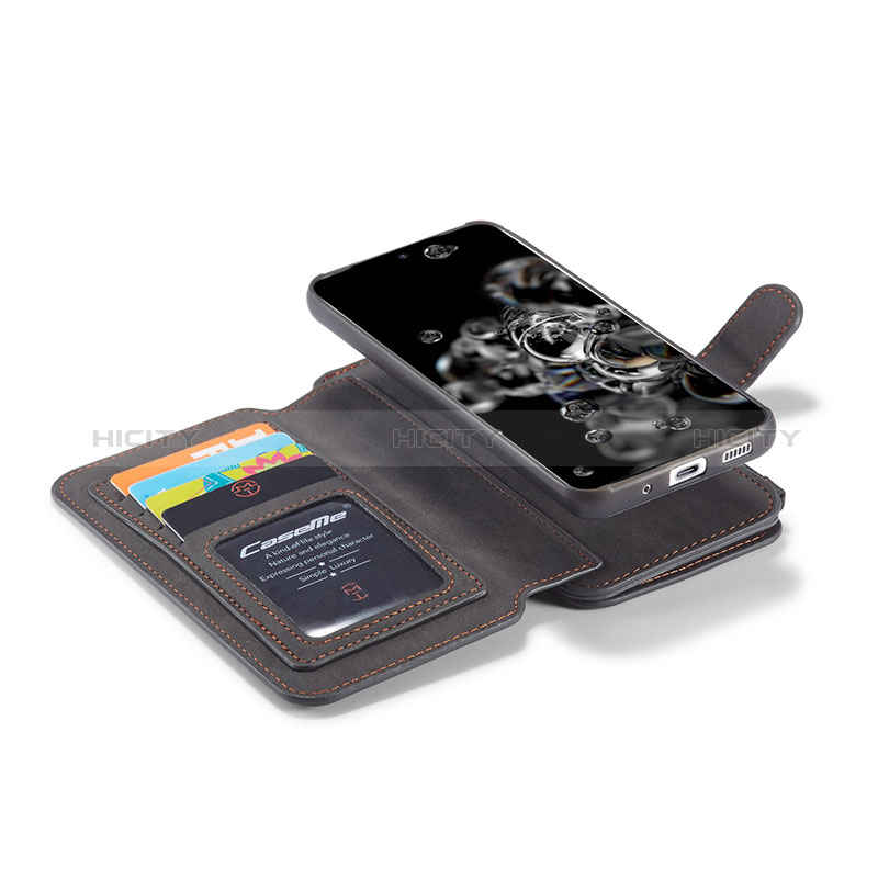 Handytasche Stand Schutzhülle Flip Leder Hülle C02S für Samsung Galaxy S20 Plus 5G groß