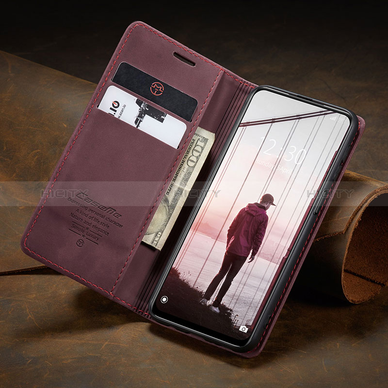 Handytasche Stand Schutzhülle Flip Leder Hülle C02S für Xiaomi Redmi Note 10 5G groß