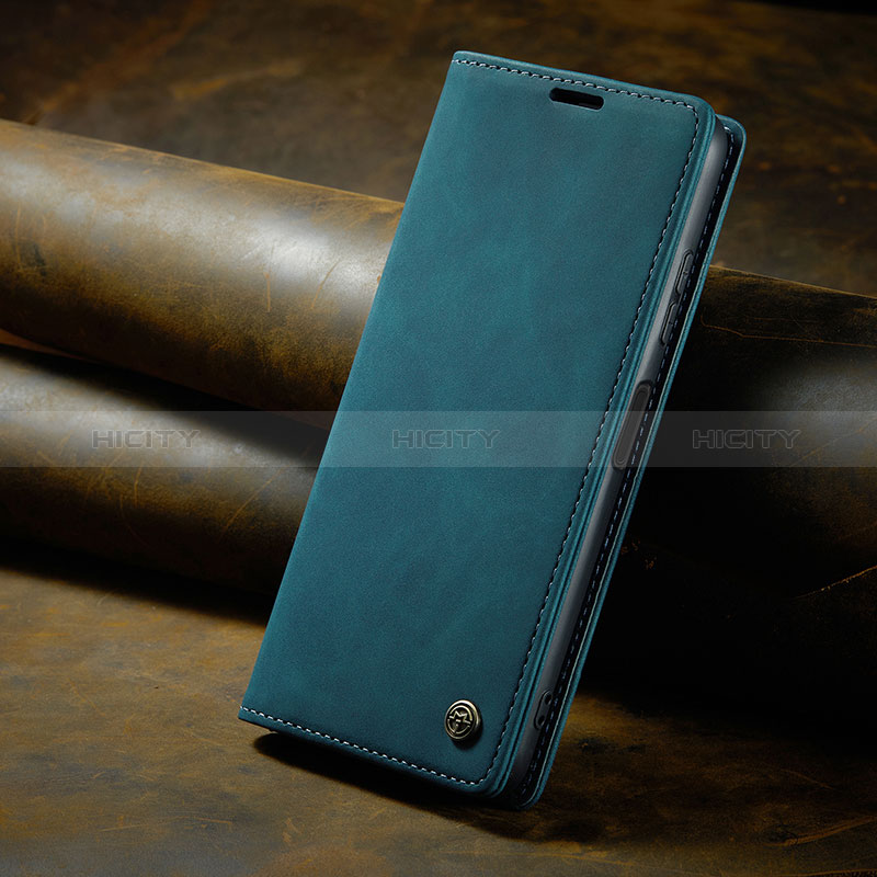 Handytasche Stand Schutzhülle Flip Leder Hülle C02S für Xiaomi Redmi Note 10 Pro Max Blau