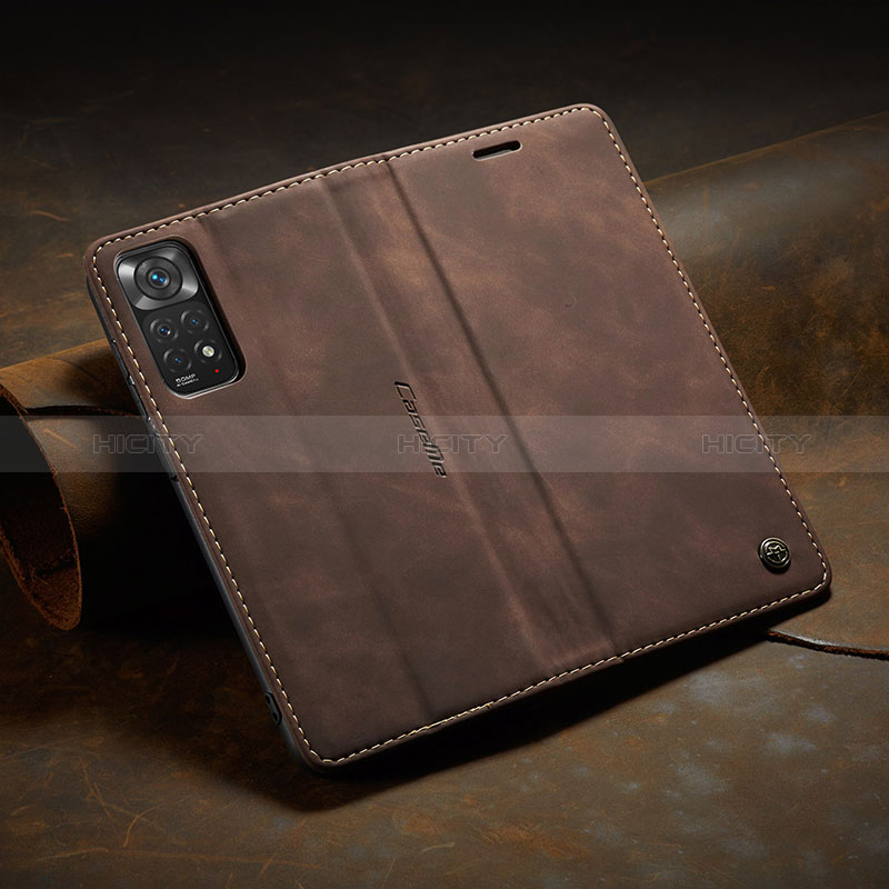 Handytasche Stand Schutzhülle Flip Leder Hülle C02S für Xiaomi Redmi Note 11 4G (2022) groß